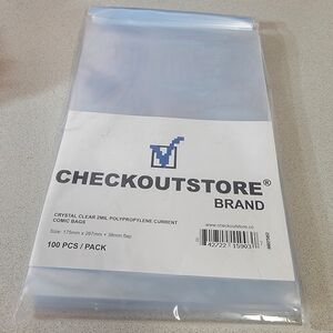 Checkoutstore Crystal Clear Comic Bags 100.